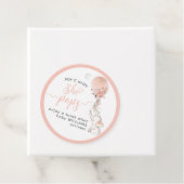 シンプルゾウ&バルーンベイビーシャワーズポップ フェイバータグ (インサイチュ)