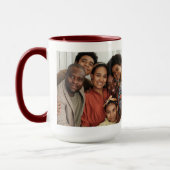 シンプルタイプライター | Merry Christmasフォトマグカップ マグカップ (左)