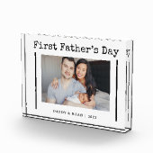 シンプルタイプライタ文字 |父の日の写真  フォトブロック (右)