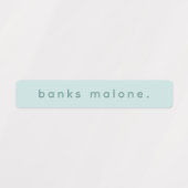 シンプルタイプBoho Kids防水名 ラベル (デザイン1)