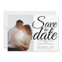 シンプルタイポグラフィエレガントウェディング日付の保存