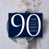 シンプルタイポグラフィエレガントマイルストーン誕生日実在 箔招待状