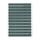 シンプルタイポグラフィバラ金ゴールド及びティール（緑がかった色）結婚ズ ラップアラウンドラベル (シート)