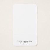 シンプルタイポグラフィミニマルイヤリングネックレスジュエリー (裏面)