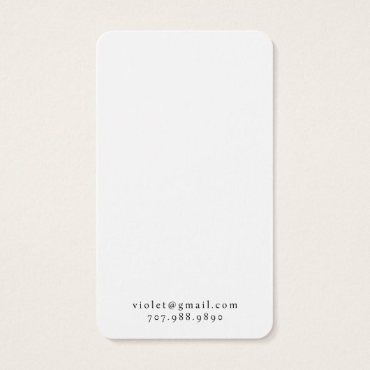 シンプルタイポグラフィミニマルイヤリングネックレスジュエリー (裏面)