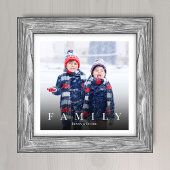 シンプルタイポグラフィミニマルエレガントリスト フォトプリント           