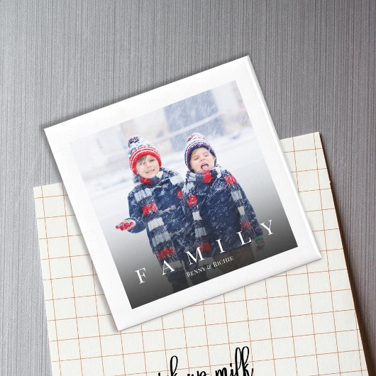 シンプルタイポグラフィミニマルエレガントリスト マグネット