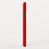 シンプルタイポグラフィレッド名 Case-Mate iPhoneケース (裏面/右)