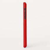 シンプルタイポグラフィレッド名 Case-Mate iPhoneケース (裏面/左)