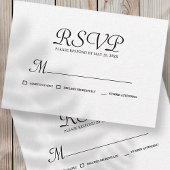 シンプルタイポグラフィ思い出メモリアル返信 出欠カード