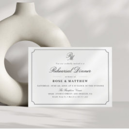 シンプルタイポグラフィ披露宴 招待状