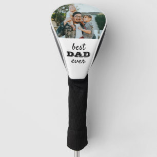 シンプルタイポグラフィ最高のパパEver Photo ゴルフヘッドカバー