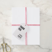 シンプルタイポグラフィ結婚の感謝ギフトラベル ギフトタグ (より糸付き)