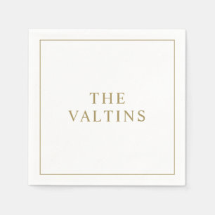 シンプルタイポグラフィ結婚ズ スタンダードカクテルナプキン