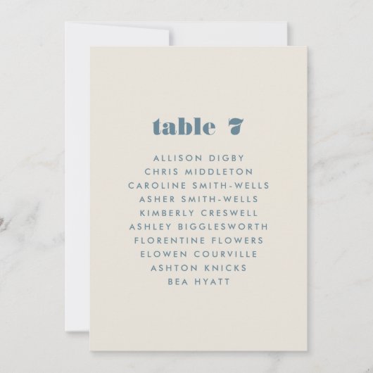 シンプルタイポグラフィ表はっきりした数座席表 (正面)