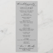 シンプルタイポグラフィ、グエレガントレースクリプト プログラム (裏面)