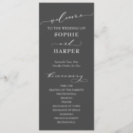 シンプルタイポグラフィ、書エレガント字グレー プログラム