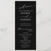 シンプルタイポグラフィ、書エレガント道ブラック プログラム (正面)