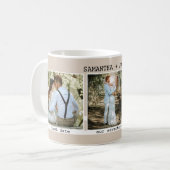 シンプルタイムラ結婚インの写真 コーヒーマグカップ (正面左)