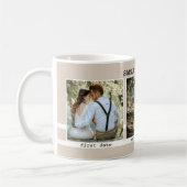 シンプルタイムラ結婚インの写真 コーヒーマグカップ (左)