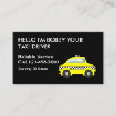 シンプルタクシー名刺 名刺 (正面)