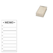 シンプルタスクのメモ ラバースタンプ (押印)