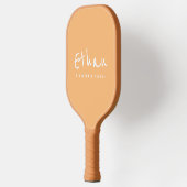 シンプルタンカラーピックボールパドル ピックルボールラケット (左)