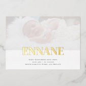 シンプルタンクフォイル招待状 箔招待状 (正面)