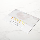 シンプルタンクフォイル招待状 箔招待状 (回転した状態)