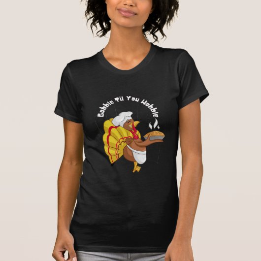 シンプルターキーデイパイシェフ Tシャツ (正面)