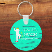 シンプルターコイズ キーホルダー (正面)