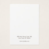 シンプルタ素朴ンジュエリーイヤリング表示カード (裏面)