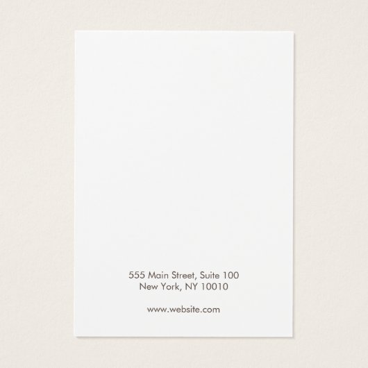 シンプルタ素朴ンジュエリーイヤリング表示カード (裏面)