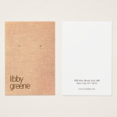 シンプルタ素朴ンジュエリーイヤリング表示カード (正面&裏面)