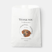 シンプルダシュント結婚ドッグお願いバッグ フェイバーバッグ (正面)