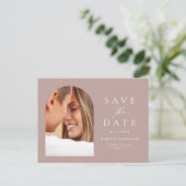 シンプルダスティバラ保存日付 ポストカード (スタンド正面)