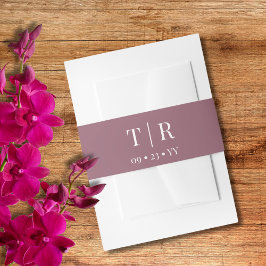 シンプルダスティピ結婚ンク 招待状ベリーバンド