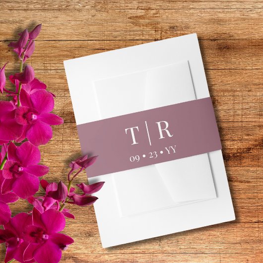 シンプルダスティピ結婚ンク 招待状ベリーバンド