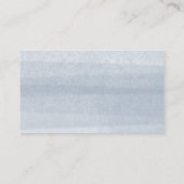 シンプルダスティブルーウォーター色 名刺 (裏面)