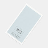 シンプルダスティブルーカスタムビジネスロゴプロモーション (コーナー)