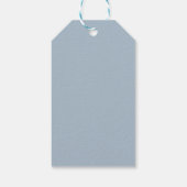 シンプルダスティブルーミニマリストクリスマスギフトタグ ギフトタグ (裏面)