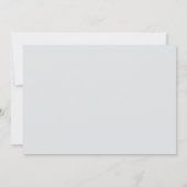 シンプルダスティブルーモノグラム結婚の延期 案内状 (裏面)