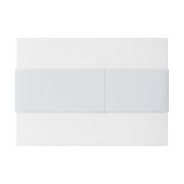 シンプルダスティブルー結婚のベリーバンド 招待状ベリーバンド (裏面例)