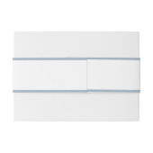 シンプルダスティブルー結婚ズ 招待状ベリーバンド (裏面例)