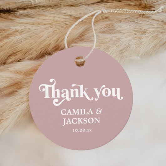 シンプルダスティ結婚バラ フェイバータグ