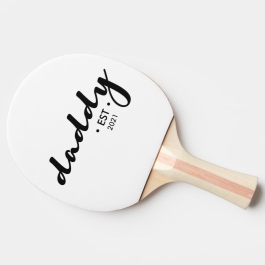 シンプルダディ設立カスタム年 卓球ラケット (横)