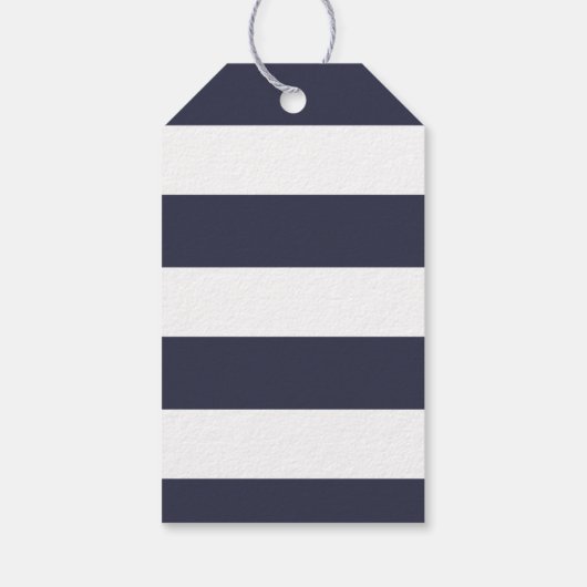 シンプルダビッモダンドの星とハッピーハヌカー ギフトタグ (裏面)