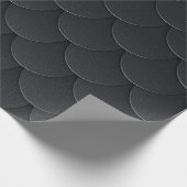 シンプルダークグレはかりで測ー ラッピングペーパー (角)