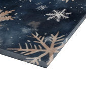 シンプルダークブルー カッティングボード (角)