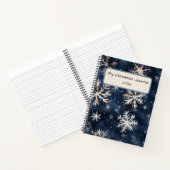 シンプルダークブルー ノートブック (内部)